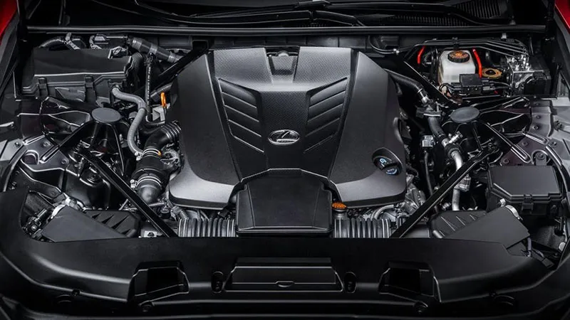 Khoang động cơ Lexus LS