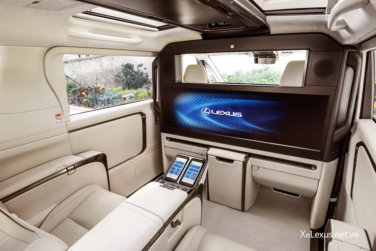 Nội thất khoan sau Lexus LM